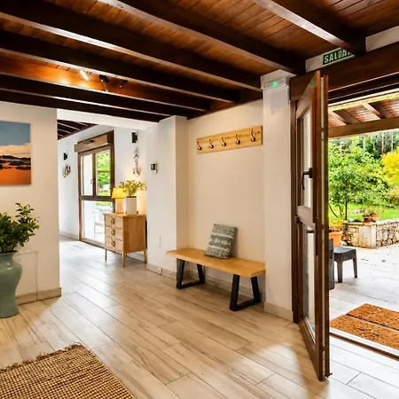 شاليه La Brana En Llanes - Jardin, Playa Y Senderismo
